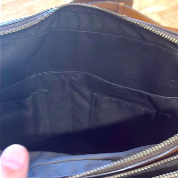 Coach BMK Commuter Leather Briefcase Shoulder Bag Computer - Picture 7 of 16